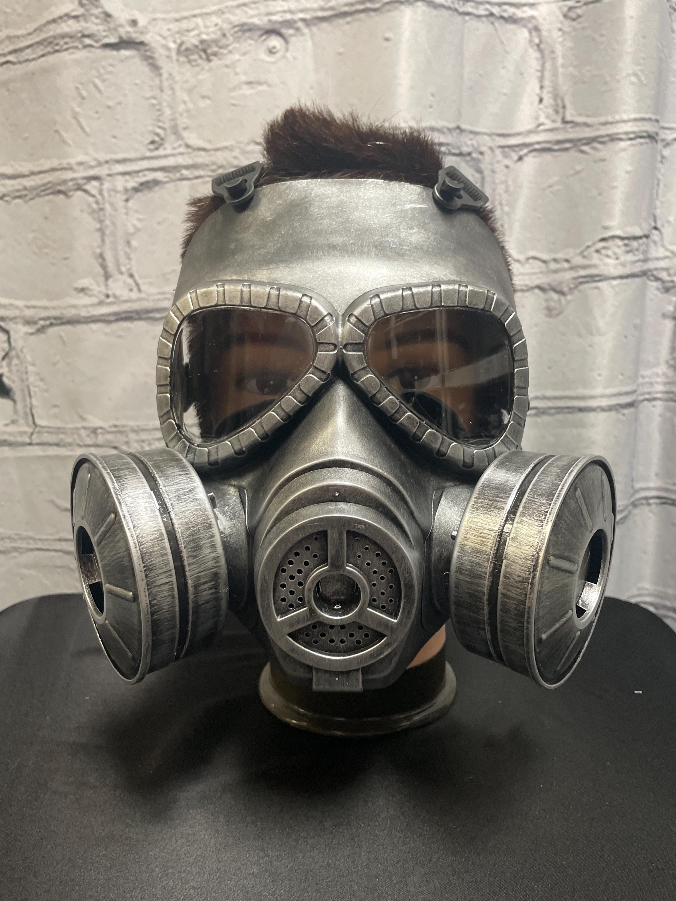 ゴールドガスマスク | スチームパンクポスト黙示録ディーゼルパンク