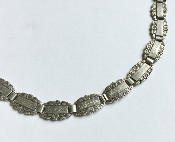 vintage sweetheart bracelet, sterling