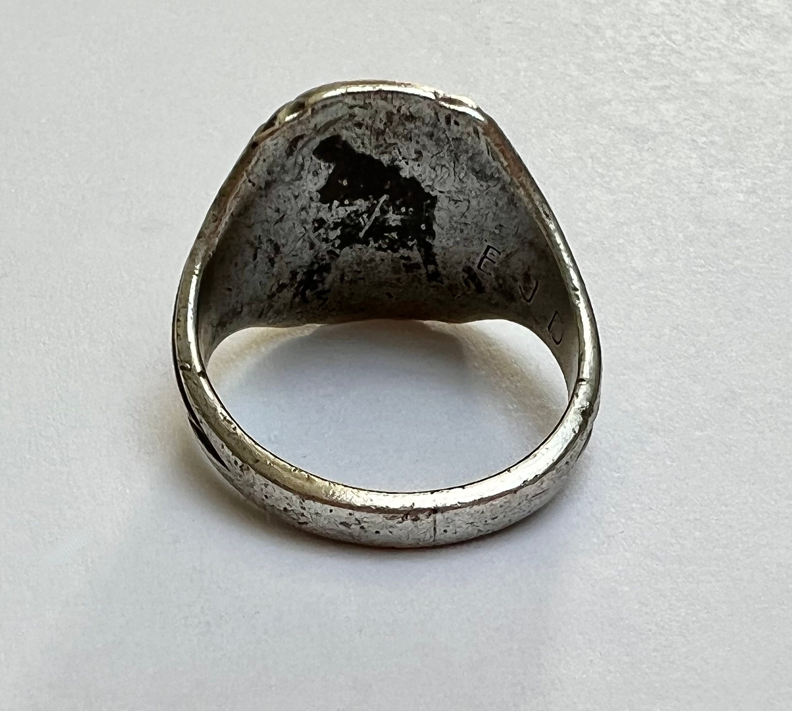 Vintage Sterling Class Ring, JH, 1963, Size 5.5 - Etsy Vintage Sterling Class Ring, JH, 1963, Size 5.5 - Etsy