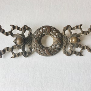 amazing old brass escutcheon
