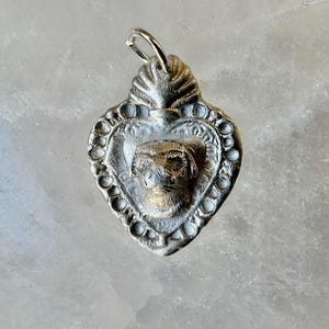 new little foo dog heart pendant in sterling