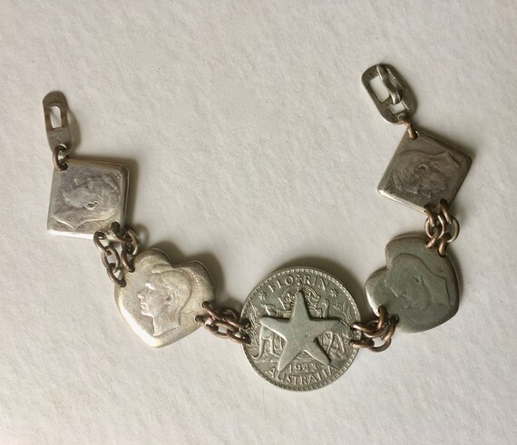vintage Australian sweetheart bracelet