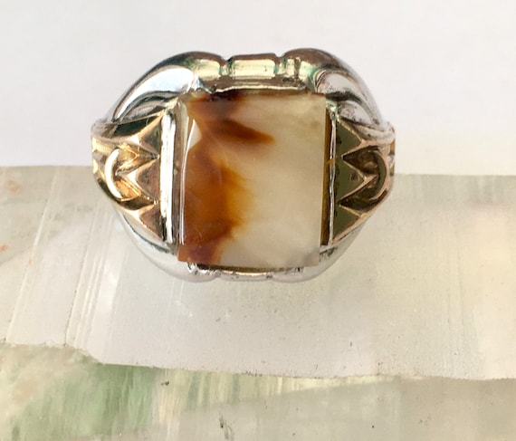 Jelly Bean Agate Ring