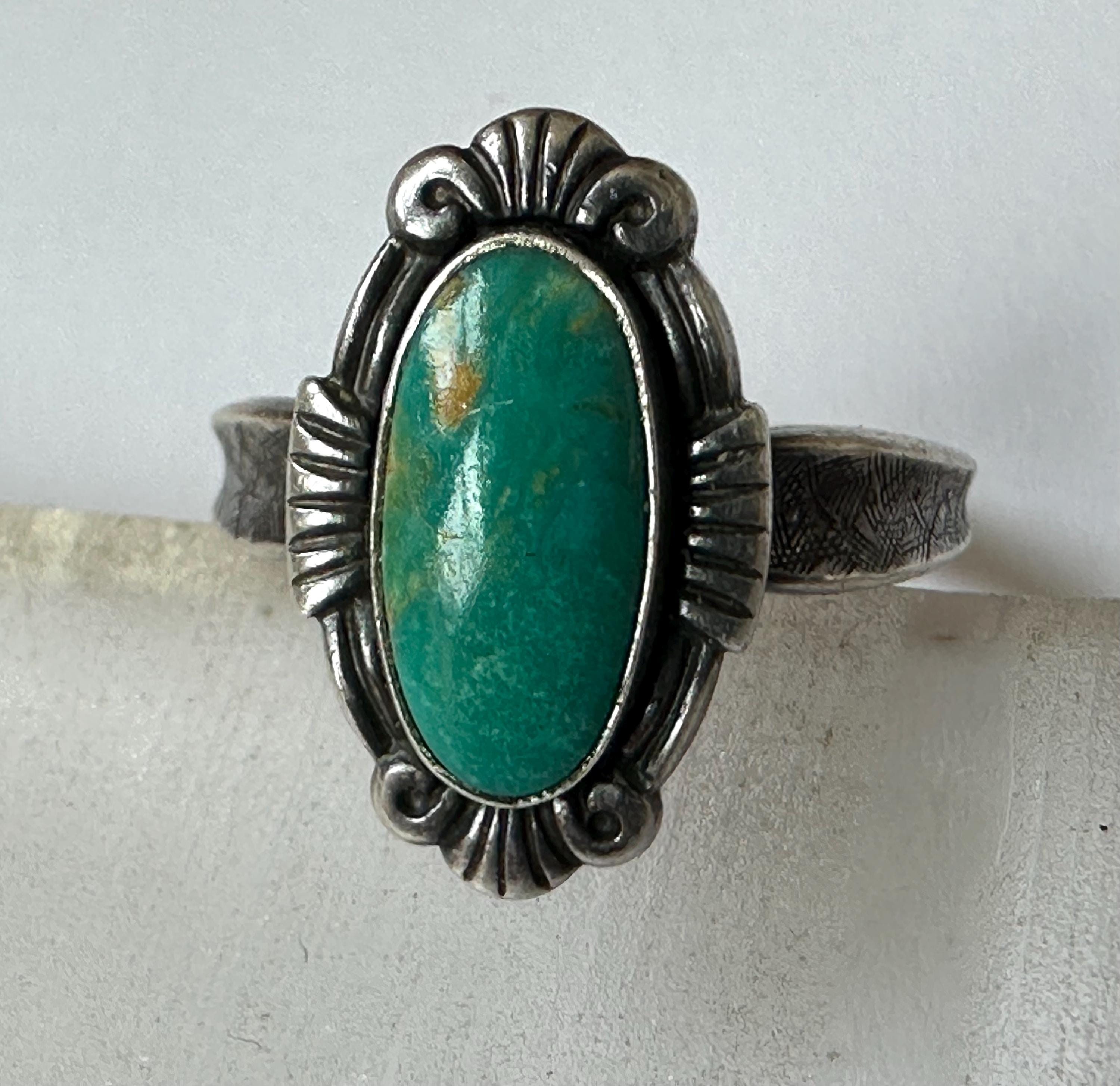 Bell Turquoise Ring - Etsy