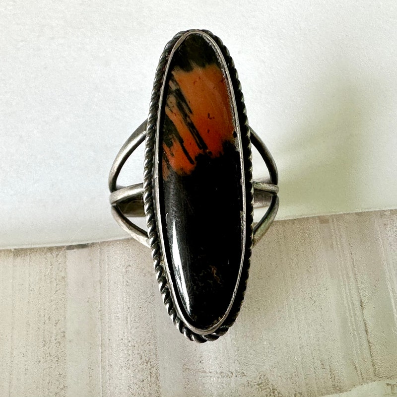Petrified Wood Ring - Etsy