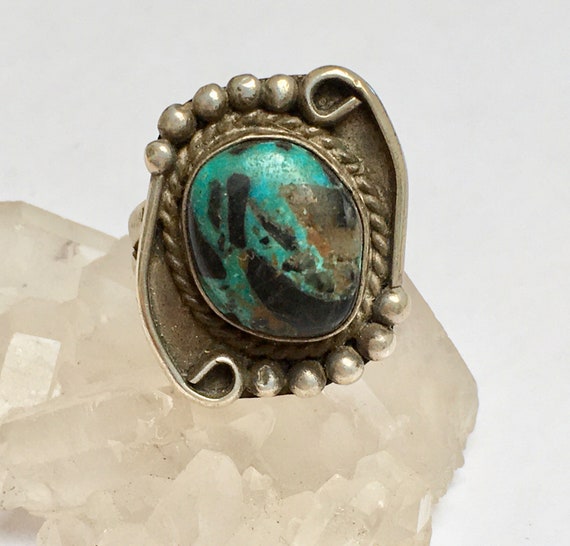 vintage sterling and awesome turquoise southweste… - image 6
