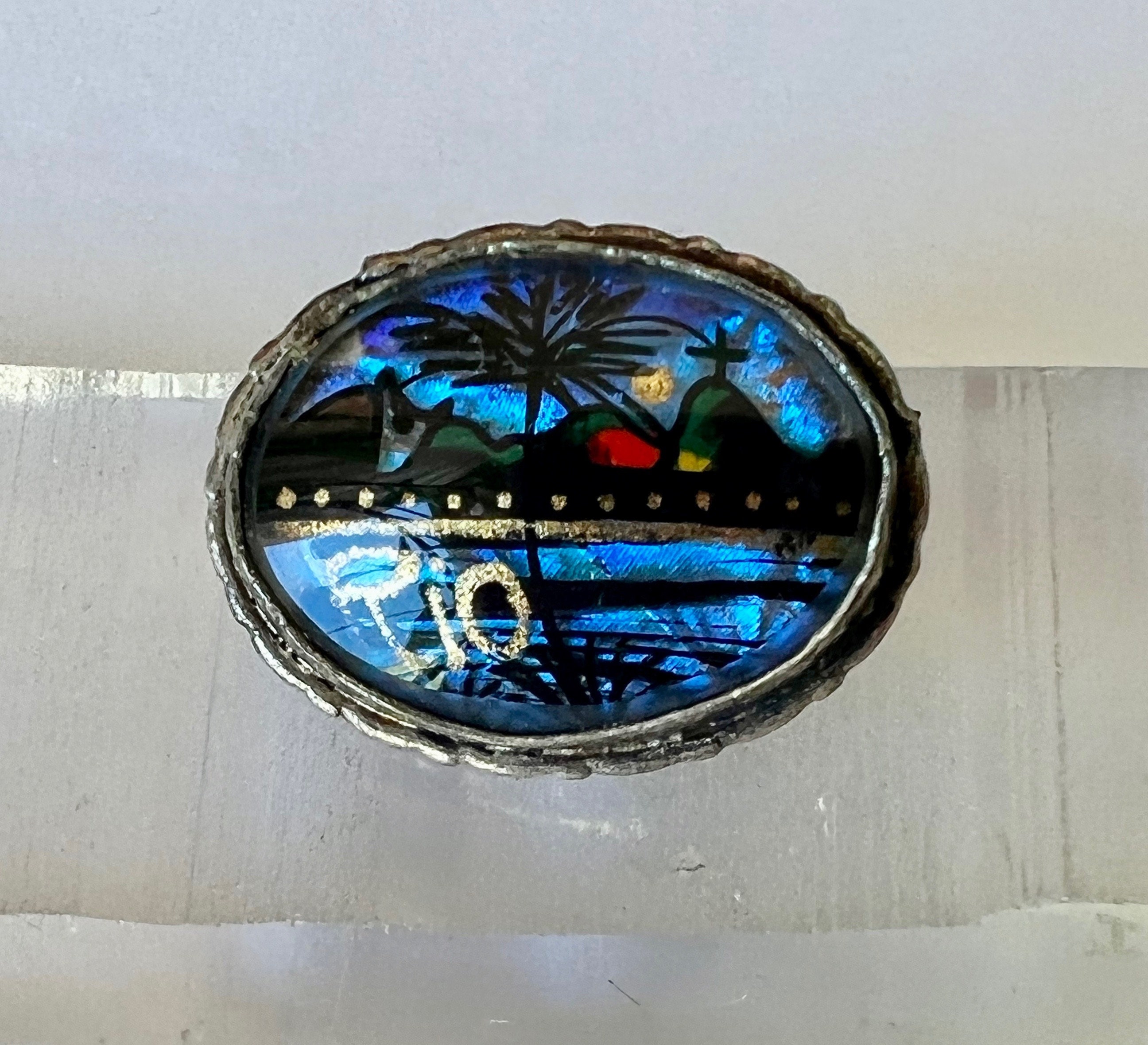 Vintage Sterling Butterfly Wing Brooch Rio Etsy