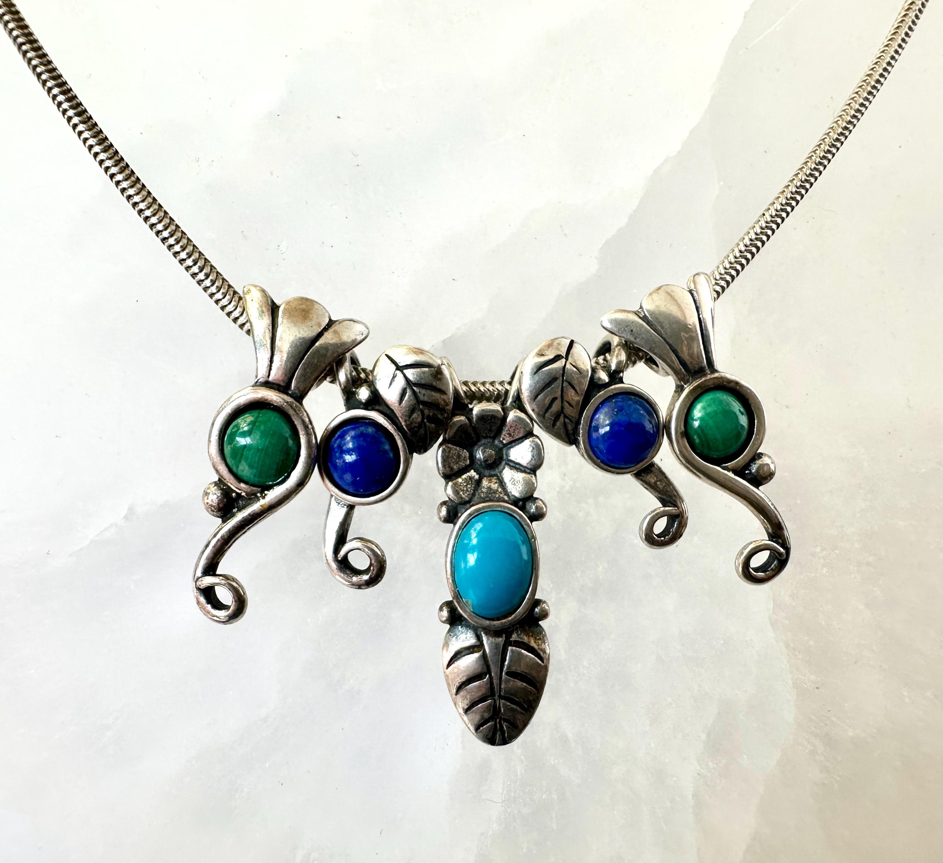 Carolyn Pollack Turquoise Necklace - Etsy
