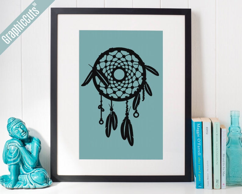 png pdf eps Boho svg Dreamcatcher Svg Dream catcher svg Boho Dreamcatcher with Feathers Svg Digital File for Silhouette dxf jpg