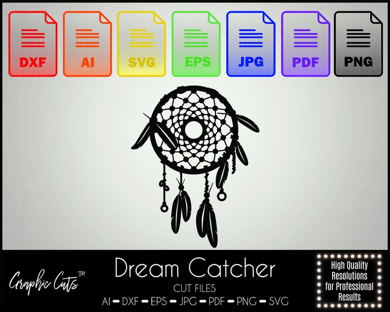 png pdf eps Boho svg Dreamcatcher Svg Dream catcher svg Boho Dreamcatcher with Feathers Svg Digital File for Silhouette dxf jpg