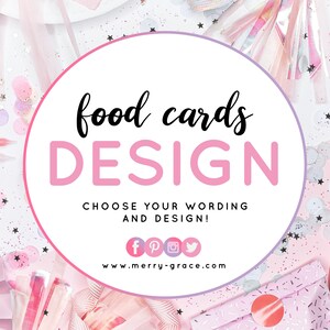 Conçu pour correspondre aux cartes alimentaires, au libellé personnalisé ou au design des cartes de tente alimentaire