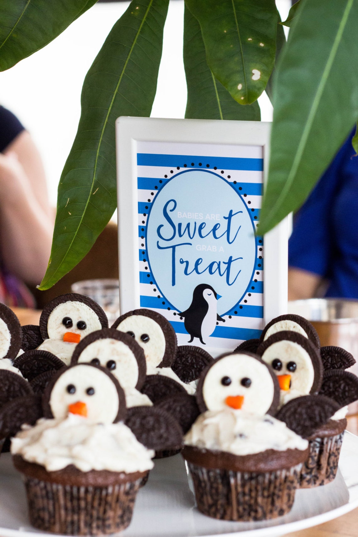 Penguin Shower Signs Penguin Baby Shower Penguin Decor - Etsy