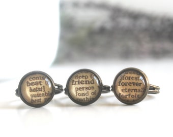 Three Best Friends Forever Rings