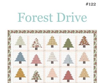 Forest Drive quilt pattern by Chelsi Stratton Designs
