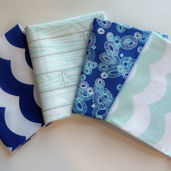 Maritime Modern Fat Quarter Bundle (4 FQs) - Riley Blake Designs