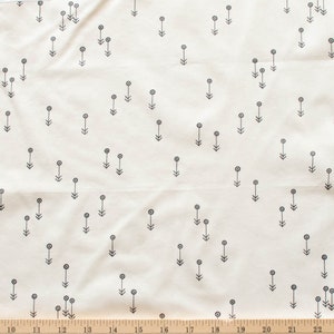 Desert Flowers (cream) Poplin - The Desert collection - Charley Harper - 100% Organic Cotton - Birch Fabrics