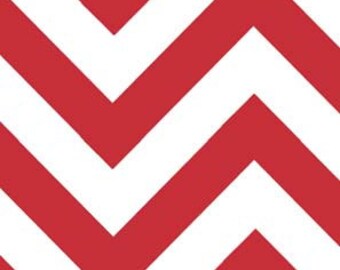 Medium Ruby - Moda Half Moon Modern Zig Zag - 1 yard