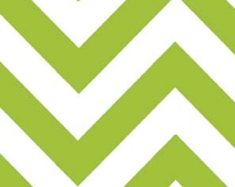 Medium Lime - Moda Half Moon Modern Zig Zag - 1 yard
