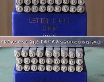 Sale4 2mm Typewriter Font Metal Stamp Combination Set - Metal Jewelry Stamp - Perfect for all Metal And Jewelry Design Work - SGCSE-7UL
