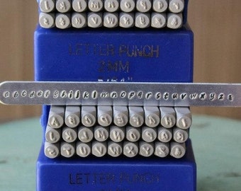 Sale4 2MM Modern Font Metal Stamp Combination Letter Set - Metal Jewelry Stamp - Great For All Metal And Jewelry Design Work - SGCSE-8UL