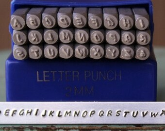 2mm Modern Font Individual (not a set) Uppercase Metal Alphabet Letter Stamp - Metal Letter Stamps-Metal Stamping and Jewelry Tool-SG8U