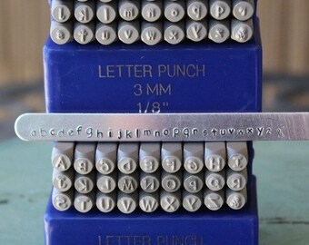 Sale4 3MM Comic Sans Font Metal Stamp Combination Letter Set - Metal Jewelry Stamp - Great For All Metal And Jewelry Design Work - SGCSE-2UL