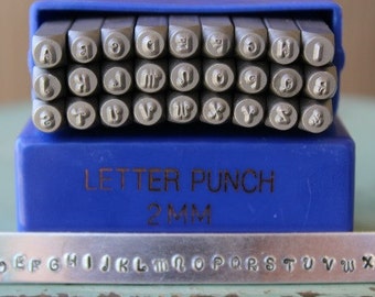 2mm Verona Font Individual (not a set) Uppercase Metal Alphabet Letter Stamp - Metal Letter Stamps-Metal Stamping and Jewelry Tool-SGE9U
