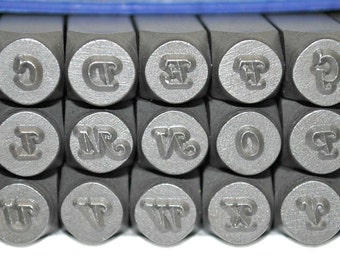 Italic Font Metal Letter Stamp Set- Metal Stamp Set- 3MM- Uppercase- Good Tool For Metal And Jewelry Design- SGE-5U