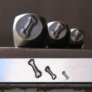 Brand New 3mm, 5mm and 7mm Dog Bone Metal Design 3 Stamp Set - Metal Stamping and Jewelry Tool - SGCH-208209210