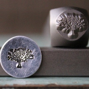 Supply Guy 8mm Tree of Life Metal Design Stamp - Metal Stamp - Metal Stamping and Jewelry Tool - SGCH-112