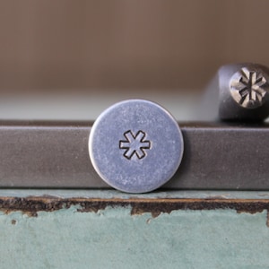 Supply Guy 4mm Medical Alert Symbol Metal Design Stamp - Metal Stamp - Metal Stamping and Jewelry Tool - SGCH-430