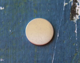 10 1/2" Aluminum Round Stamping Blanks - Available in 20 Gauge or 16 Gauge - Available in Standard or Premium - Jewelry Metal Stamping Blank