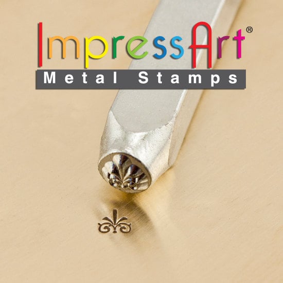 Impress Art Flourish A Metal Design Stamp - SGSC1511-A-6MM
