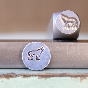 Supply Guy 7mm Southwest Coyote Metal Design Stamp - Metal Stamp - Metal Stamping and Jewelry Tool - SGCH-474