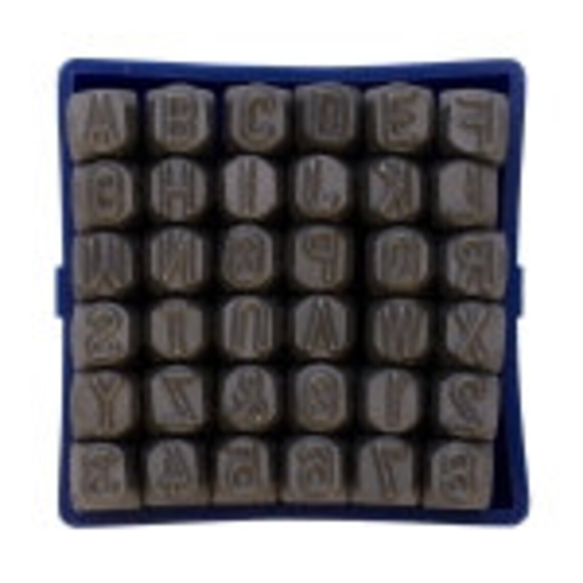 6MM Arial Font Metal Combination Metal Letter Number Stamp Set DIY ...