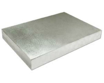 Extra Large Steel Bench Block - Size is 6 x 4 x .5 inch - Constructed of Tool Steel and Polished - SGBB64