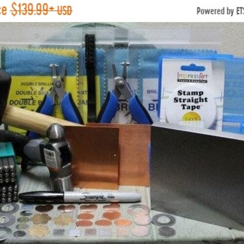 Metal Stamp Kit Jewelry Making and Metal Stamping Tools Etsy