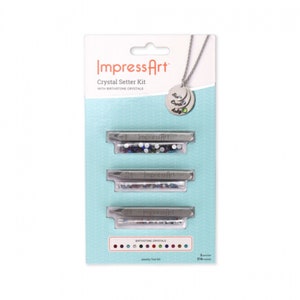 Impress Art Crystal Setter Kit with Birthstone Crystals - Crystal Setter - Great For All Metal And Jewelry Design Work SGSCS160008