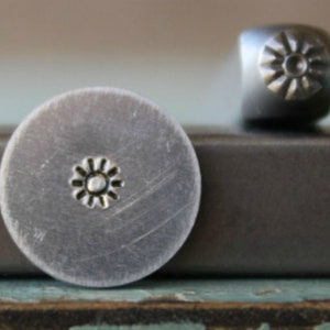 3mm Simple Sun DIY Jewelry Making Metal Design Stamp - Stamping Kit, Tools, Press, Machine & Supplies - SGCH-310