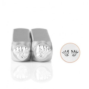 Impress Art Swallows Metal Design 2 Stamp Set - Metal Stamp - Metal Stamping and Jewelry Tool - SGSC156-BV-2PC