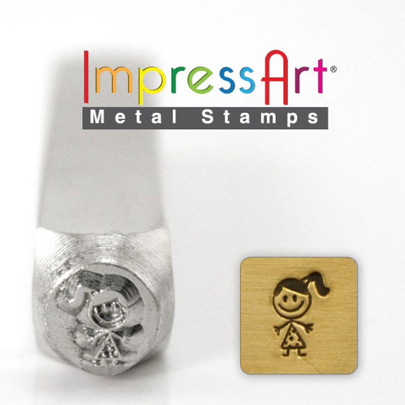 Impress Art 6mm Sara Metal Design Stamp Metal Stamp Metal Stamping