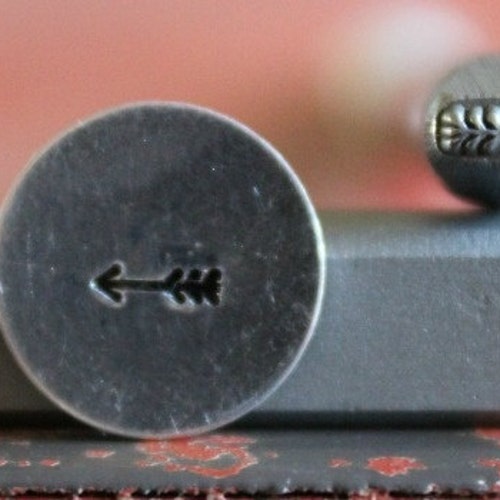 Straight Arrow Metal Design Stamp available in 2 Sizes Etsy