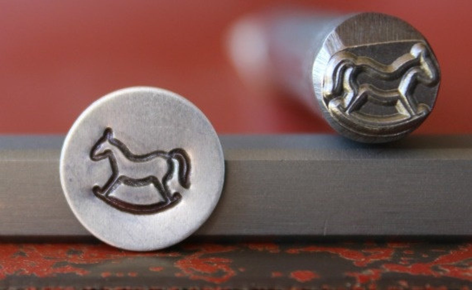 Rocking Horse Metal Design Stamp Metal Stamp Metal | Etsy