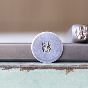 Supply Guy 4mm Spider Metal Design Stamp - Metal Stamp - Metal Stamping and Jewelry Tool - SGCH-477