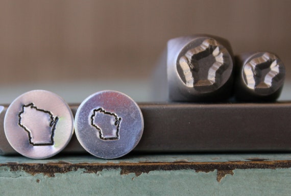 SUPPLY GUY 8mm Combat Boot Metal Punch Design Stamp SGCH-12