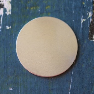 10 piezas redondas de aluminio para estampación de 1&quot; (calibre 16 o 20) en calibre estándar o premium. Piezas para estampación de metal para joyería.