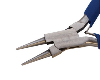 Box Joint Round Nose Pliers - Great Jewelry Making Tool - Metal Stamping Supply and Tool - SGPLR-360.10