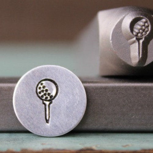Brand New 8mm Golf Ball Metal Design Stamp Metal Stamp Etsy