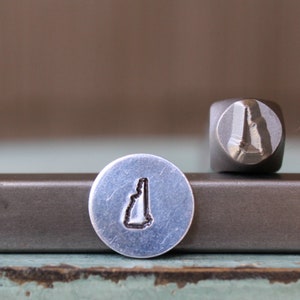 Supply Guy 6mm New Hampshire Metal Design Stamp - US State Metal Stamp - Metal Stamping and Jewelry Tool - SGCH-351