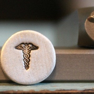 6mm Medical Alert DIY Jewelry Making Metal Design Stamp - Stamping Kit, Tools, Press, Machine & Supplies - SGCH-24